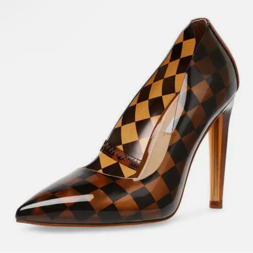 STEVE MADDEN Atlanta Brown Multi Pumps